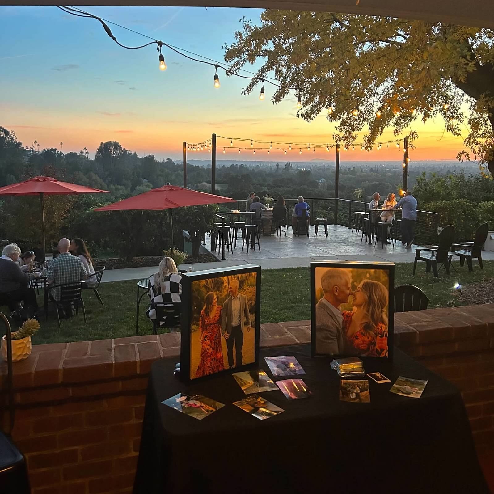 event at sunset